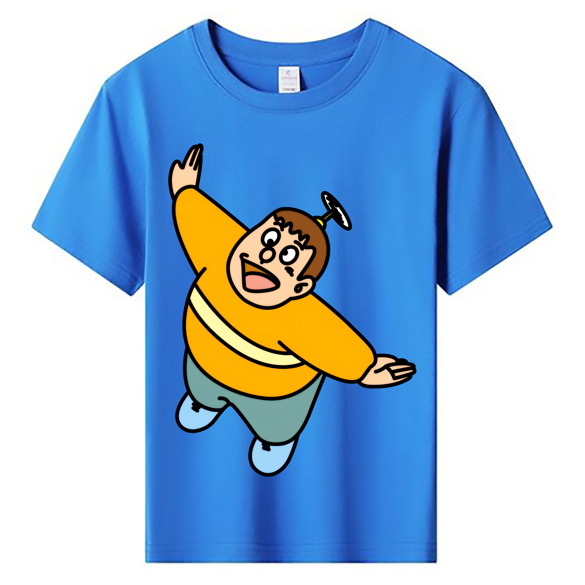 （画像用） ドラえもん 剛田武 Doraemon Gouta Takeshi 綿100％キッズTシャツ（フロントプリント）